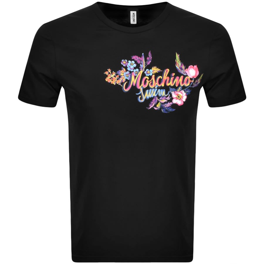 Alternative Image for ProductMoschino Swim Logo T Shirt Black1